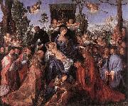 Albrecht Durer Feast of the Rose Garlands oil painting on canvas